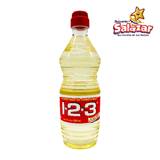 [ABARROTE0036] ACEITE 123 -B.500ML-  "C/24/1" 