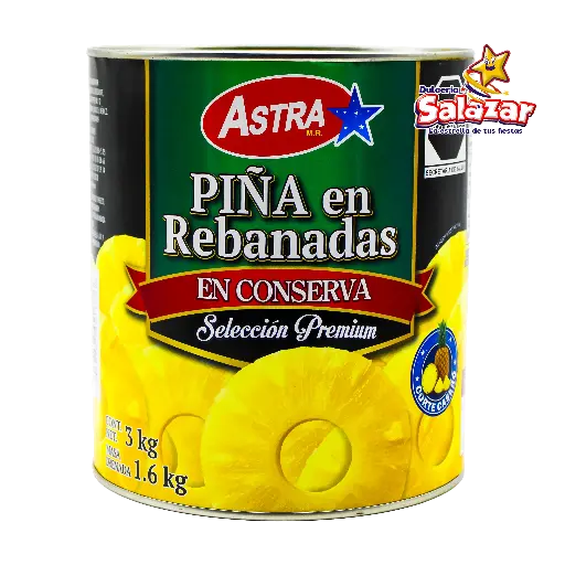 [INT0022] PIÑA REBANADAS ASTRA 3KG "C/6/3"