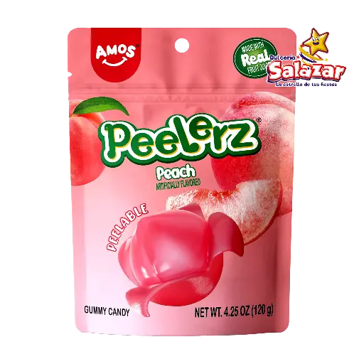 [COLO0019] GOMITA PEELERZ DURAZNO -B.65GR- "C/48/1"