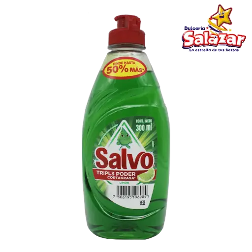 [ABARROTE0058] JABON LIQUIDO SALVO -BOT.300ML- "C/12/1" 