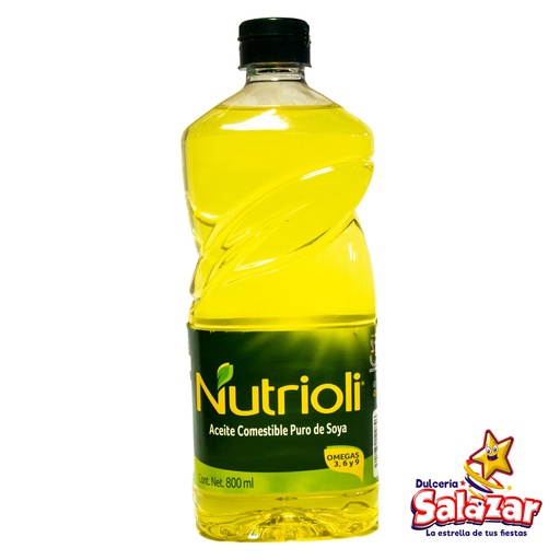 [ABARROTE0072] ACEITE NUTRIOLI -BOT.800ML- "C/12/1" 